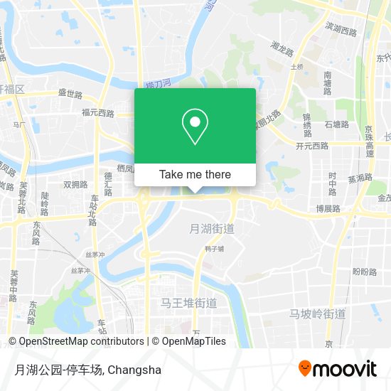 月湖公园-停车场 map