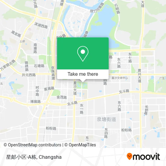 星邮小区-A栋 map