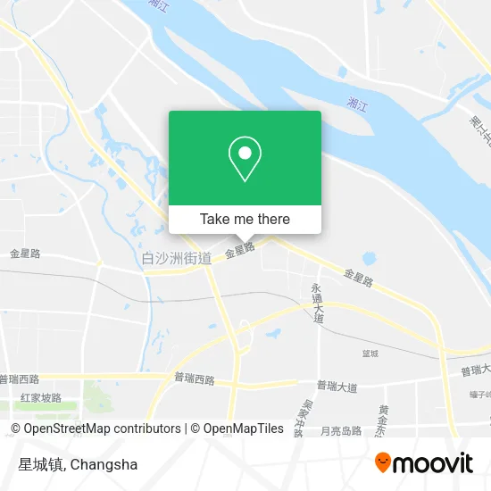 星城镇 map