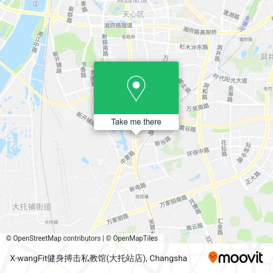 X-wangFit健身搏击私教馆(大托站店) map