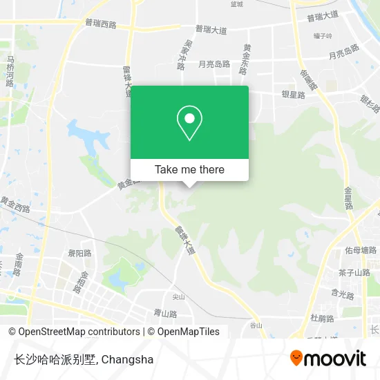 长沙哈哈派别墅 map
