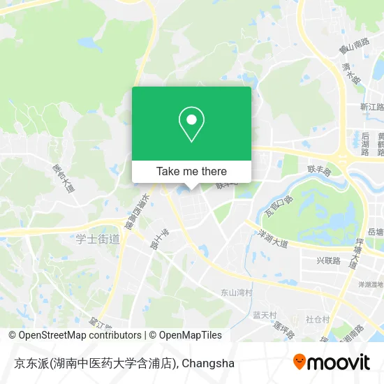 京东派(湖南中医药大学含浦店) map