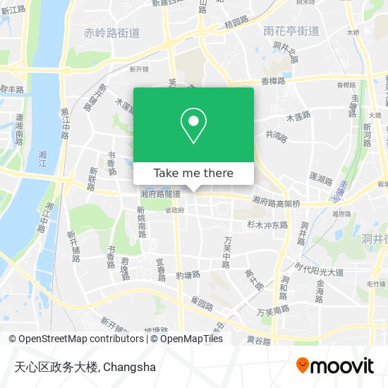 天心区政务大楼 map