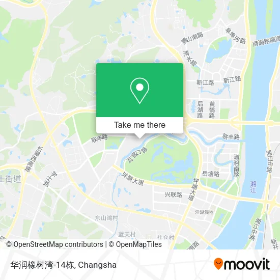华润橡树湾-14栋 map
