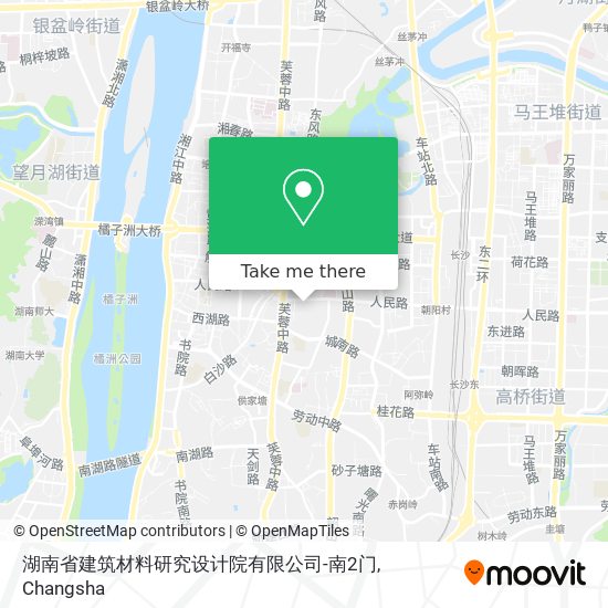 湖南省建筑材料研究设计院有限公司-南2门 map