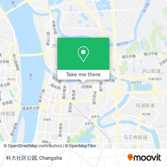 科大社区公园 map