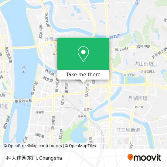 科大佳园东门 map