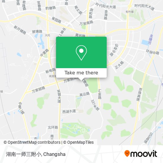 湖南一师三附小 map