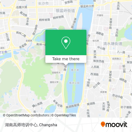 湖南高师培训中心 map