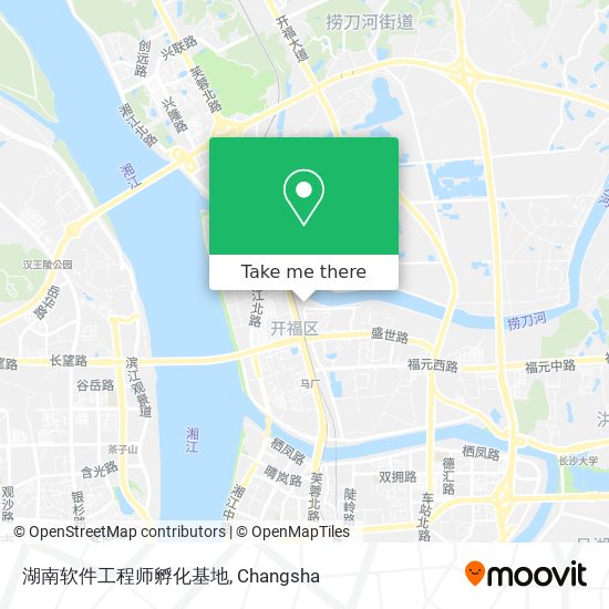 湖南软件工程师孵化基地 map
