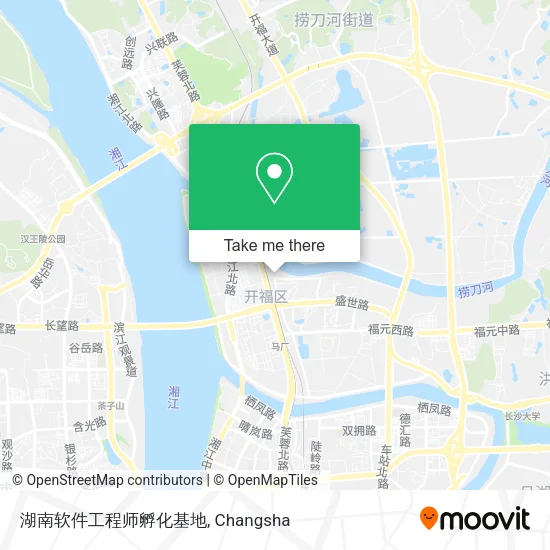 湖南软件工程师孵化基地 map