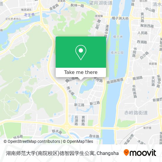 湖南师范大学(南院校区)德智园学生公寓 map
