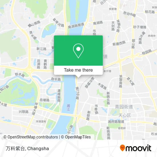 万科紫台 map