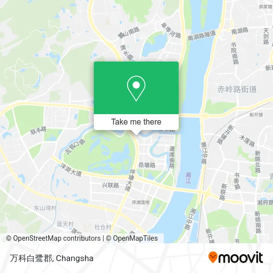 万科白鹭郡 map