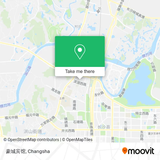豪城宾馆 map