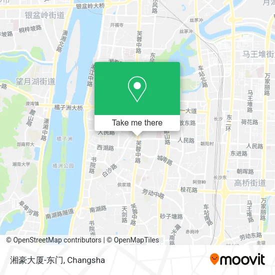 湘豪大厦-东门 map