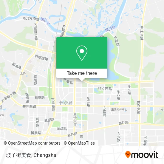 坡子街美食 map