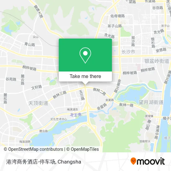 港湾商务酒店-停车场 map