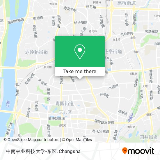 中南林业科技大学-东区 map