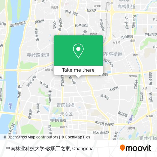 中南林业科技大学-教职工之家 map