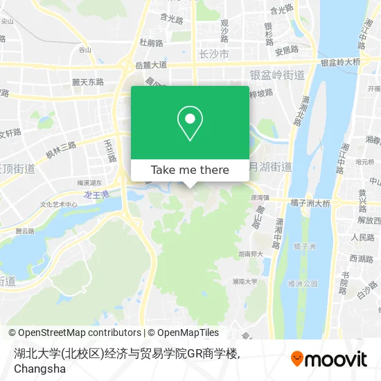 湖北大学(北校区)经济与贸易学院GR商学楼 map