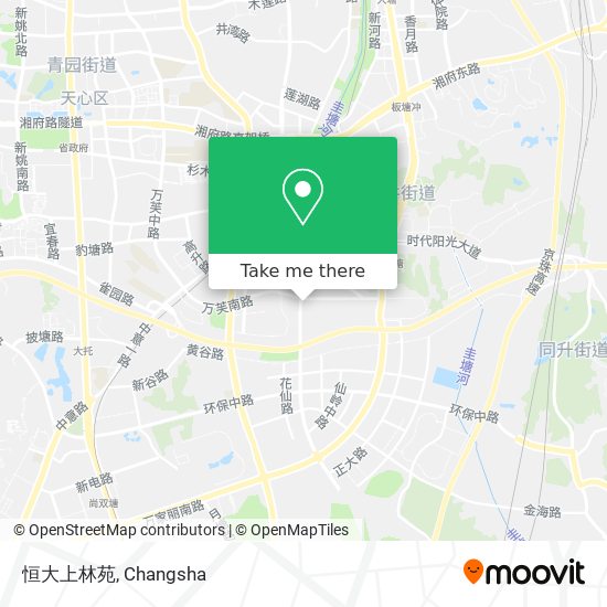 恒大上林苑 map