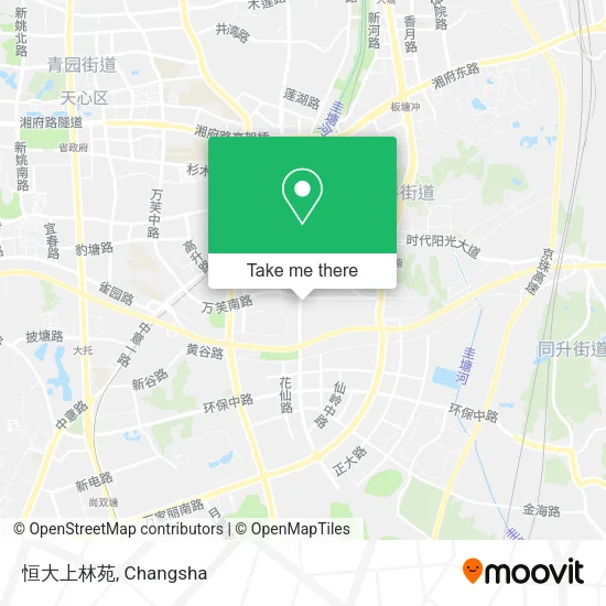 恒大上林苑 map