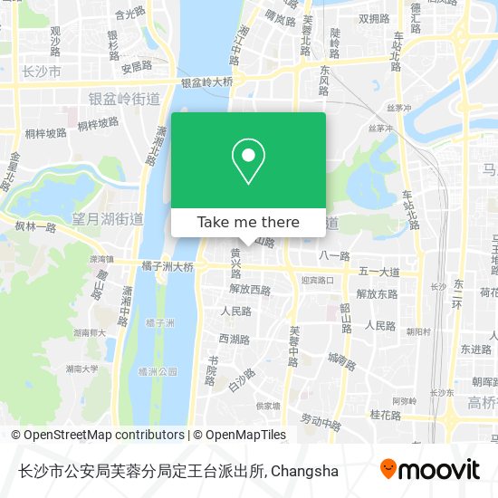 长沙市公安局芙蓉分局定王台派出所 map