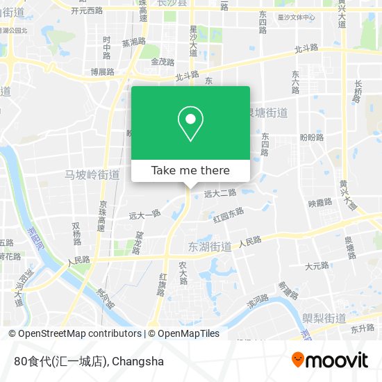 80食代(汇一城店) map