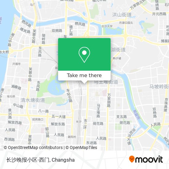 长沙晚报小区-西门 map