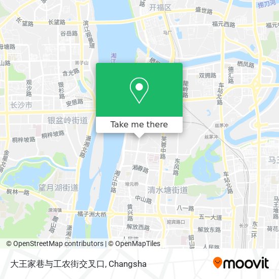 大王家巷与工农街交叉口 map