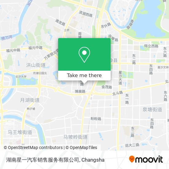 湖南星一汽车销售服务有限公司 map