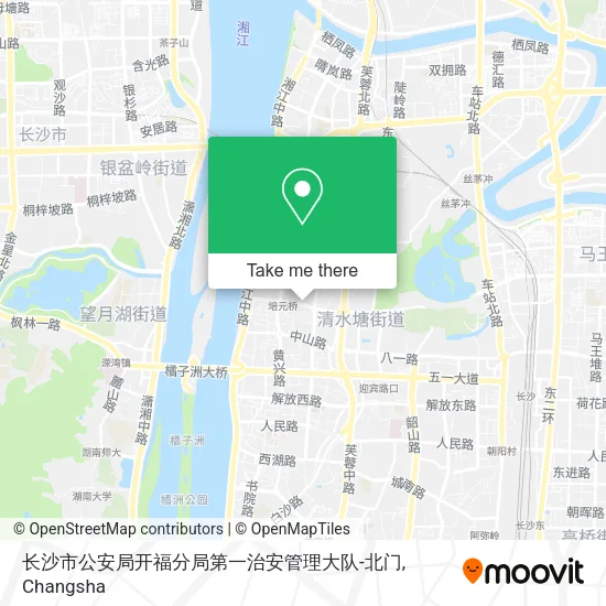 长沙市公安局开福分局第一治安管理大队-北门 map