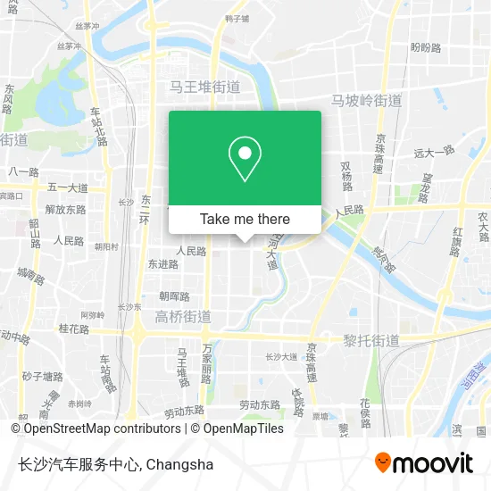 长沙汽车服务中心 map
