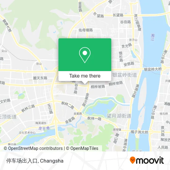 停车场出入口 map