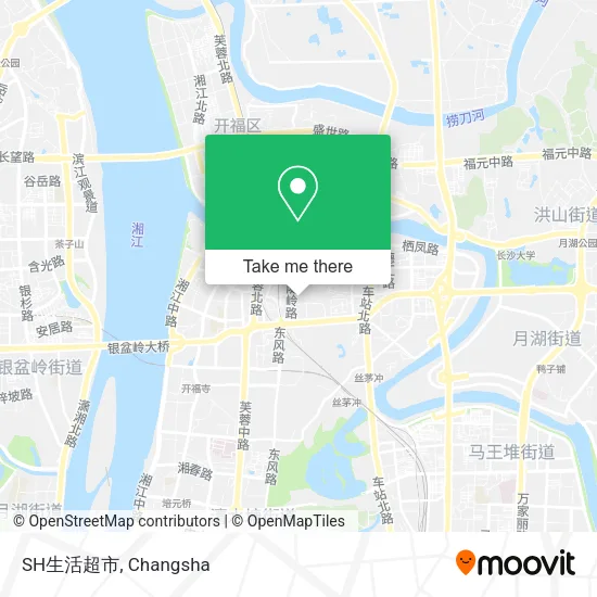 SH生活超市 map