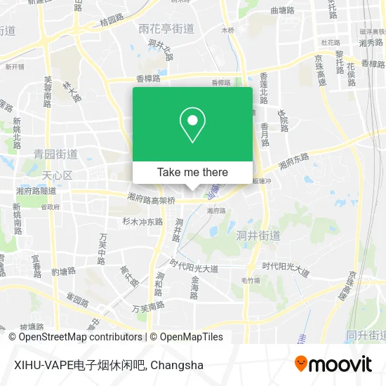 XIHU-VAPE电子烟休闲吧 map