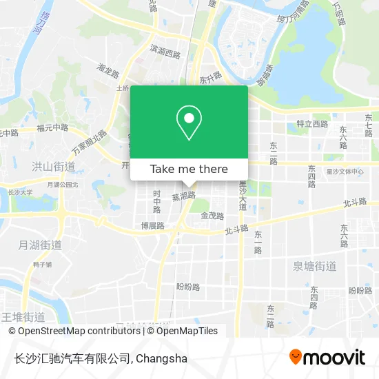 长沙汇驰汽车有限公司 map