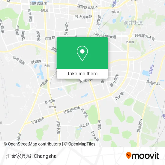 汇金家具城 map
