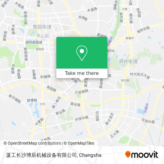 厦工长沙博辰机械设备有限公司 map