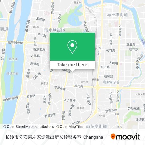 长沙市公安局左家塘派出所长岭警务室 map