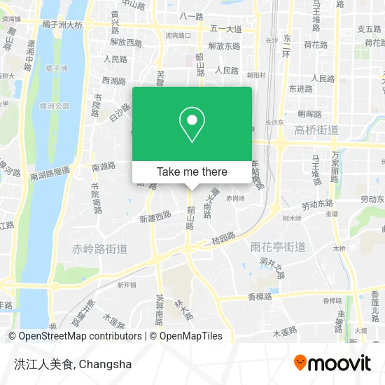 洪江人美食 map