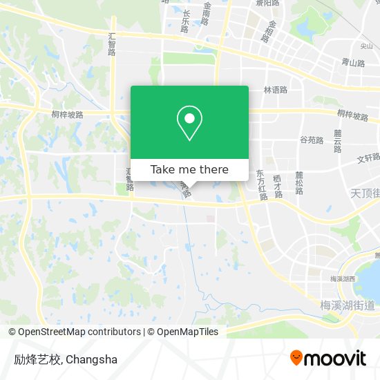 励烽艺校 map