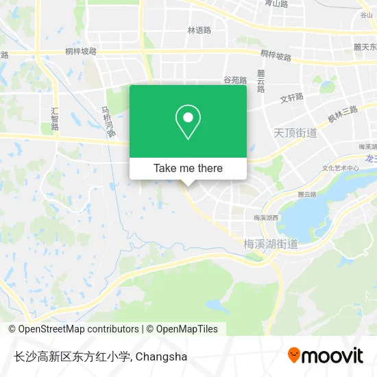 长沙高新区东方红小学 map
