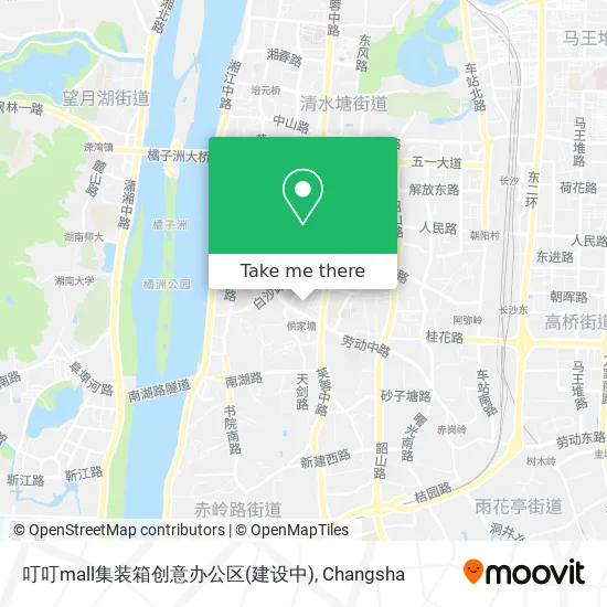 叮叮mall集装箱创意办公区(建设中) map