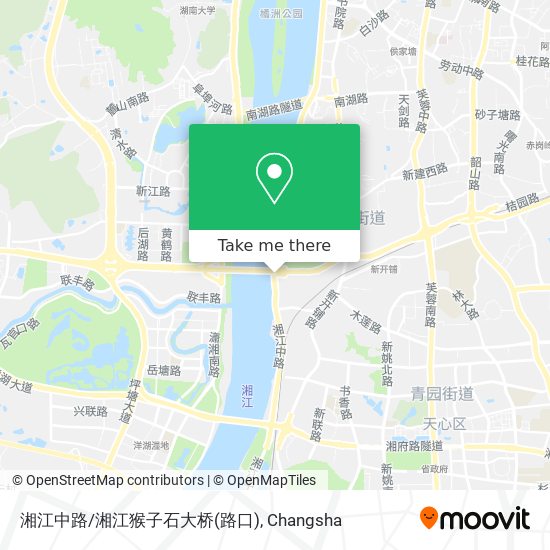 湘江中路/湘江猴子石大桥(路口) map