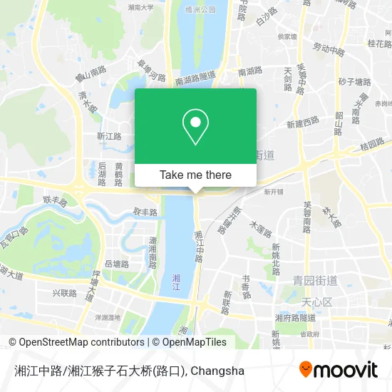 湘江中路/湘江猴子石大桥(路口) map