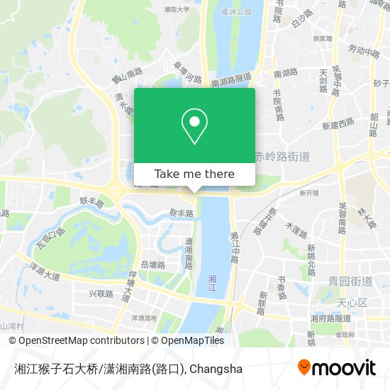 湘江猴子石大桥/潇湘南路(路口) map