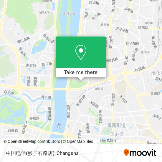中国电信(猴子石路店) map