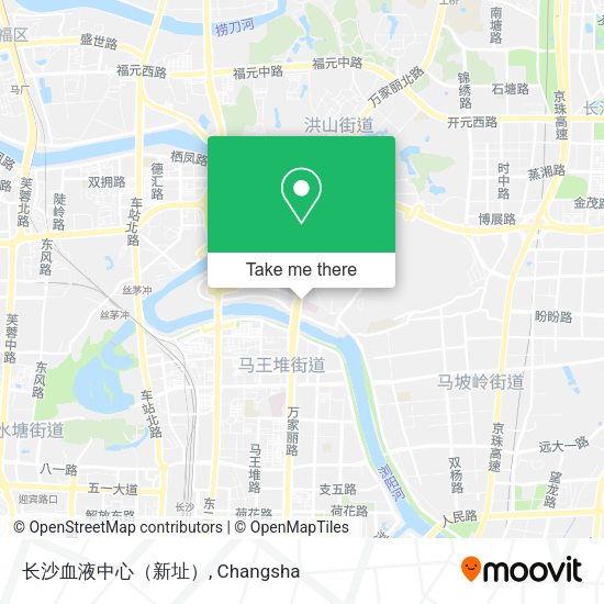 长沙血液中心（新址） map